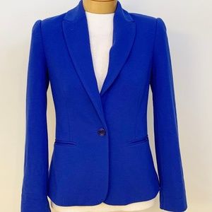 Lilly Pulitzer Royal Blue Ponte Knit LS Blazer XS